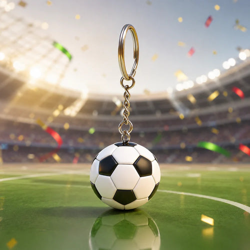 Soccer Ball Keychain